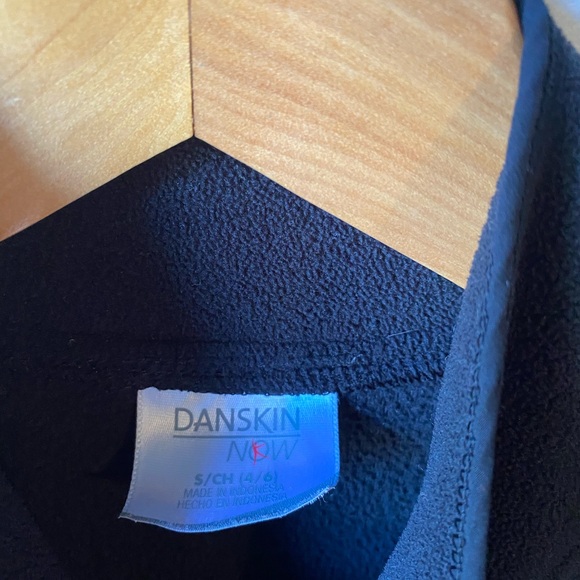 Danskin Zip Up Hoodless Jacket Coat Warm Layer Womens Small Black - Picture 6 of 9